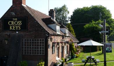 Cross Keys Inn on Holt Heath Nature Reserve, Dorset
