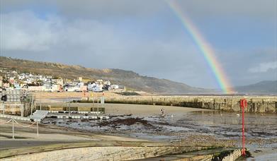 Rainbow over Golden Cap