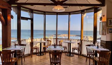 Rockfish Lyme Regis - View over harbour