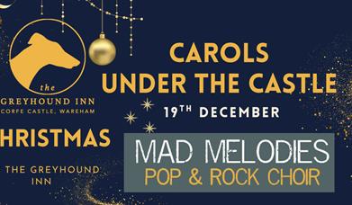 Carols under the castle poster