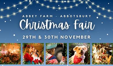 Abbey Farm Christmas Fair Banner