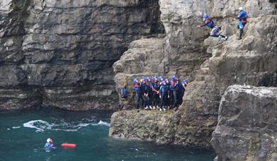 Coasteering from Dancing Ledge with Cumulus Outdoors in Dorset