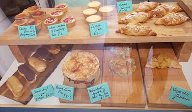 Fresh cakes and pastries from Francombe Farm Bakery