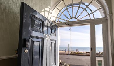 View across Weymouth Bay from Hotel