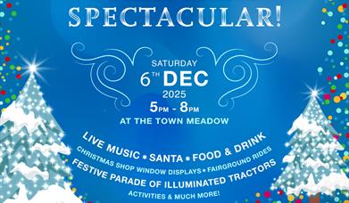Poster showing details of Gillingham Christmas Spectacular on Saturday 6th December