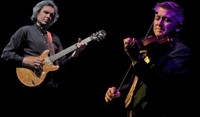 John Etheridge and Chris Garrick performing