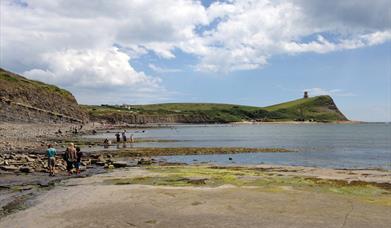 View from flats to east side of Kimmeridge Bay, Dorset