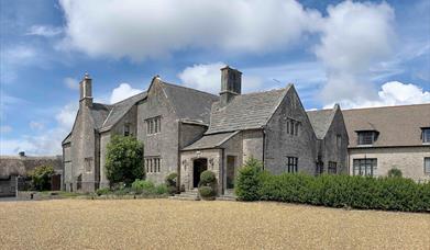Outside Mortons Manor in Corfe Castle, Dorset