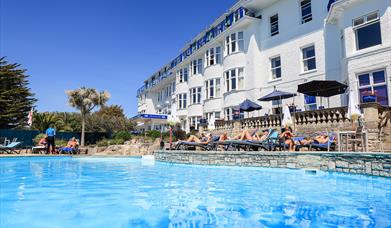 Marsham Court outdoor pool.