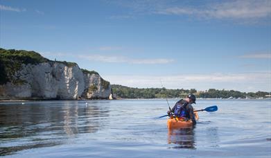 Kayaking and fishing with Fore Adventure at Studland, Dorset