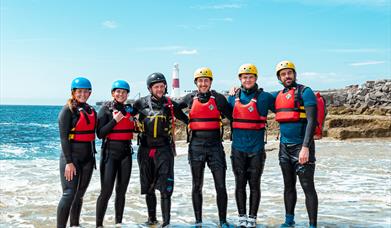 Coasteering in Dorset