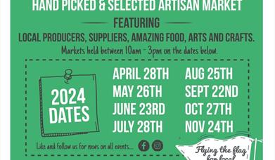 Dorchester Artisan Market dates for 2024