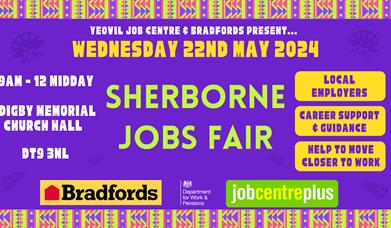 Sherborne Jobs Fair event poster