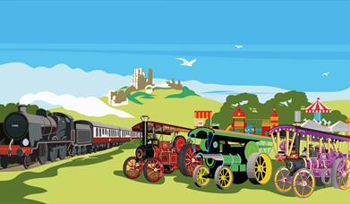 Working engines powered by steam and fairg