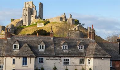 The Greyhound Inn at Corfe Castle