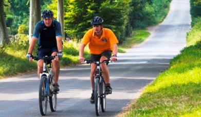 Cyclists at Long Crichel, Dorset