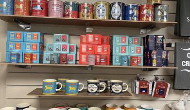 Sage and Stone gifts, cards and homeware in Swanage storage tins, mugs