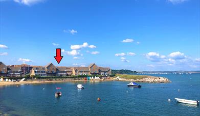 The Oyster Catcher self catering holiday let overlooking Smallmouth Bay in Weymouth, Dorset